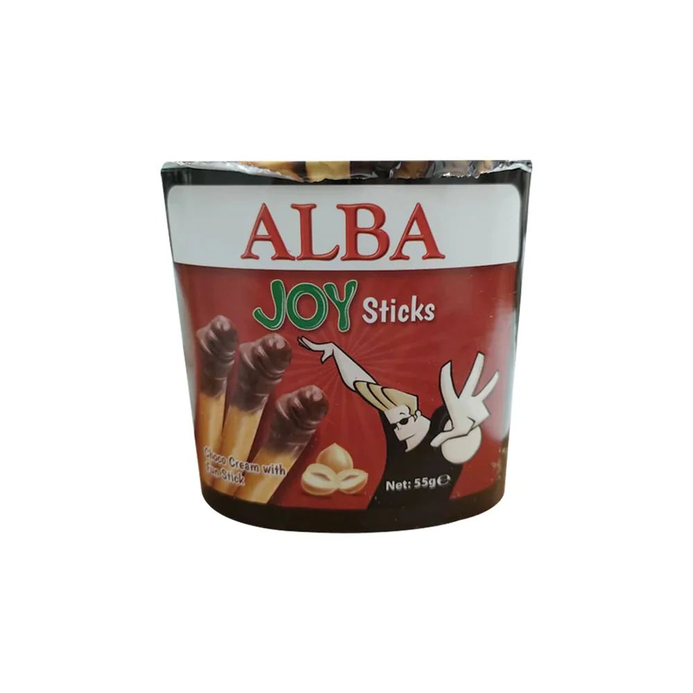 Alba Joy Sticks Strawberry Cream with Fun Stick 55g