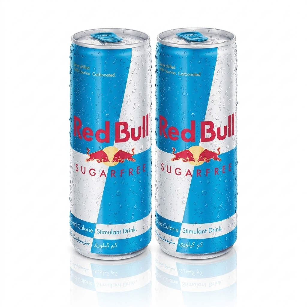 Red Bull Energy Drink Sugar Free Pack of 2 250ml
