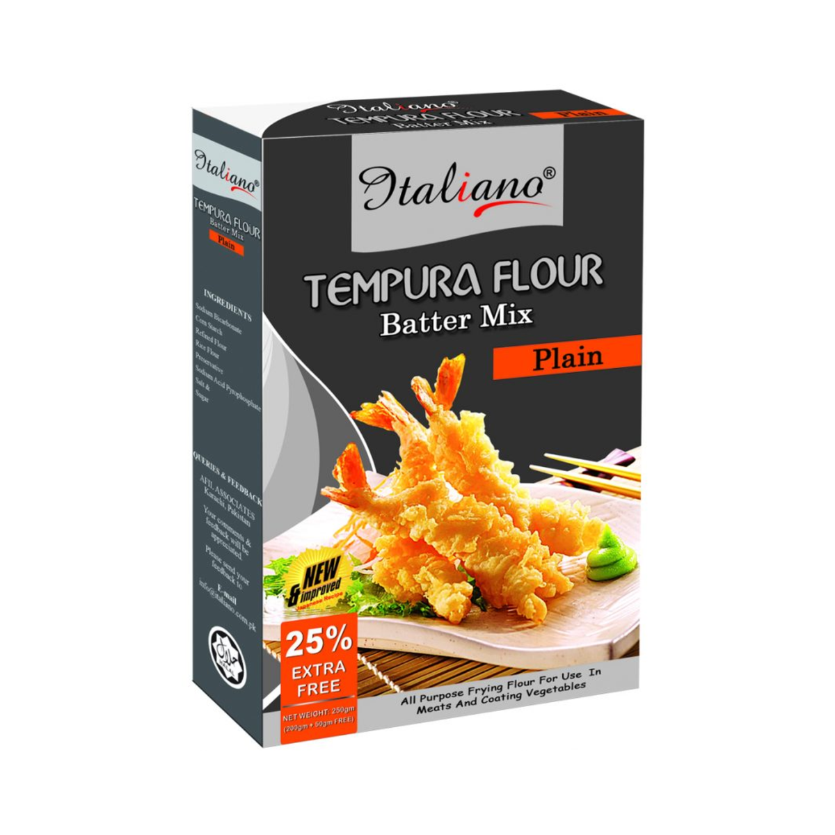 Italiano Tempura Flour Plain 250Gm
