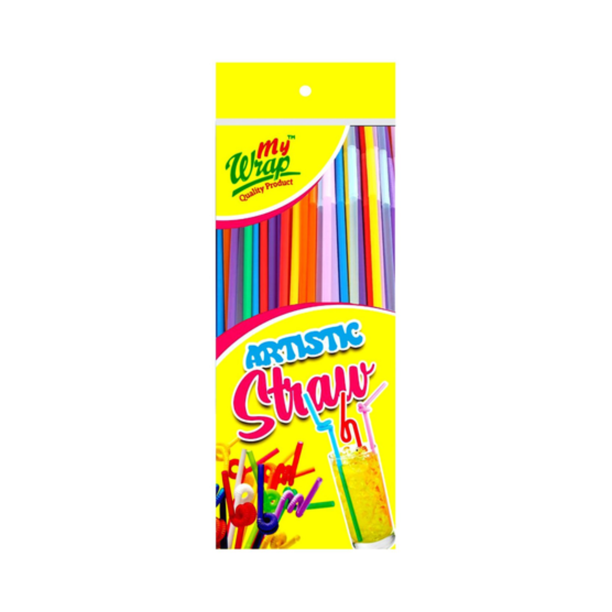 My Wrap Artistic Colorful Straw 40pcs