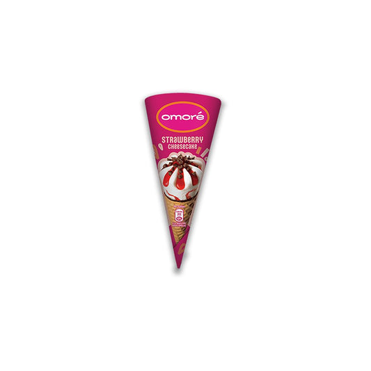 Omore Strawberry Cheese Cake Cone 100ml