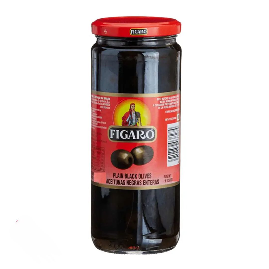 Figaro Black Olives Whole Imported 140g