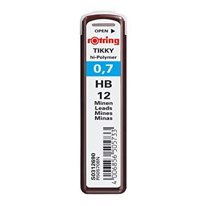 Rotring Pencil Leads 0.7mm 1 Packet
