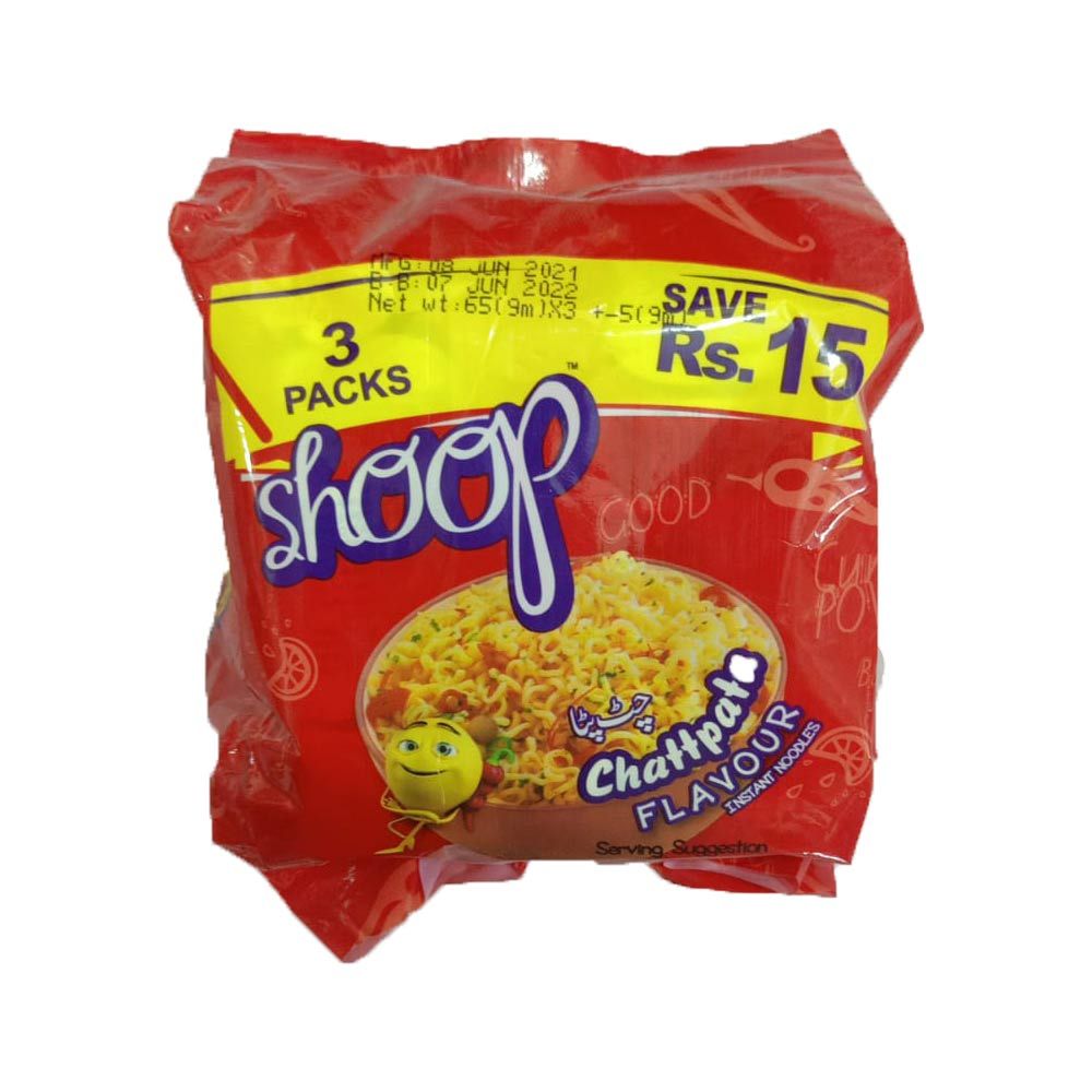 Shoop Chatpata Noodles 3 Packets