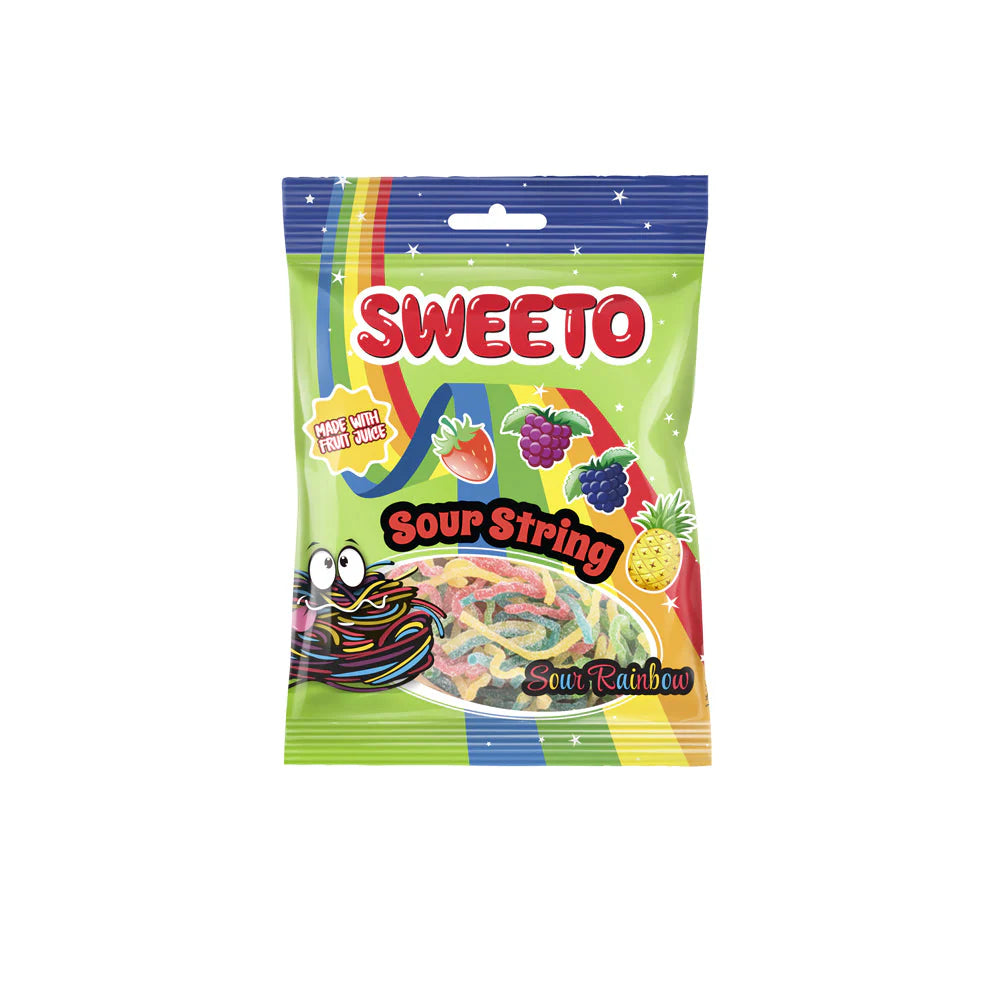 Sweeto Sour String Sour Strawberry 80g