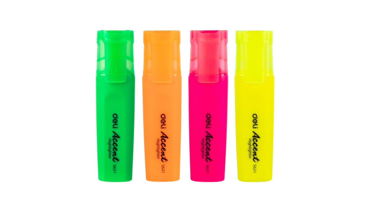 Deli ES621 Highlighter Assorted 1 Piece