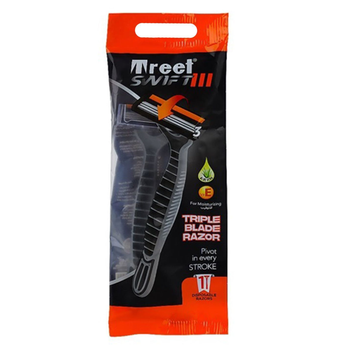 Treet (Swift III) Triple Blade Razor Disposable 1 Piece