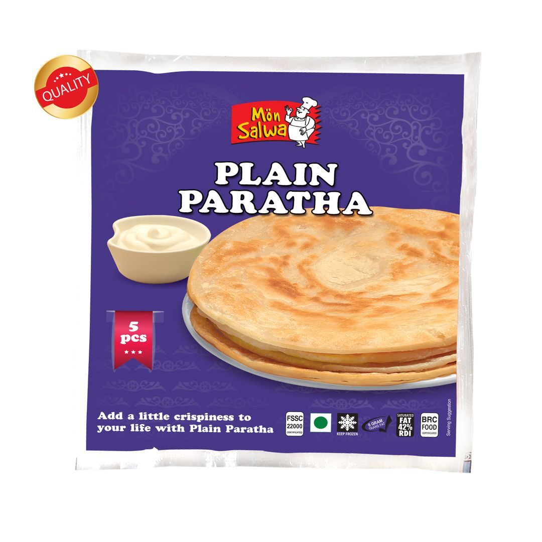 Mon Salwa Plain Paratha 5 Piece Pack