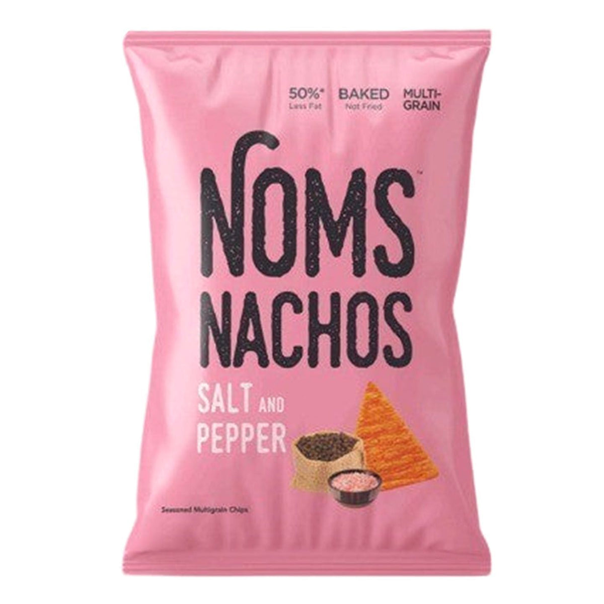 Nachos Noms  Pink Salt and Pepper Chips 64g