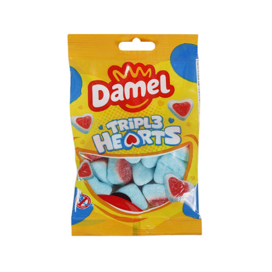 Damel Jelly Triple 3 Hearts Bag 80g