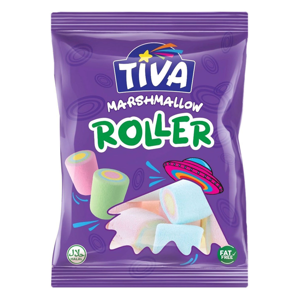 Tiva Roller Marshmallow 140g