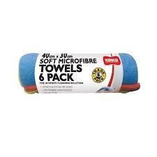 Kenco Soft Microfibre Towels 6 Pieces