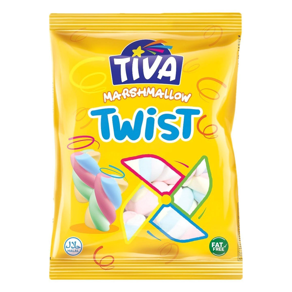 Tiva Twist Marshmallow 140g