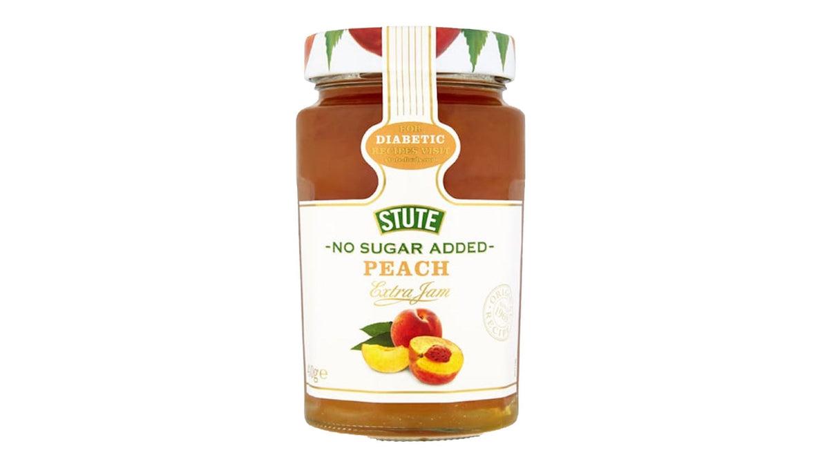 Stute No Sugar Added Peach Jam 430g