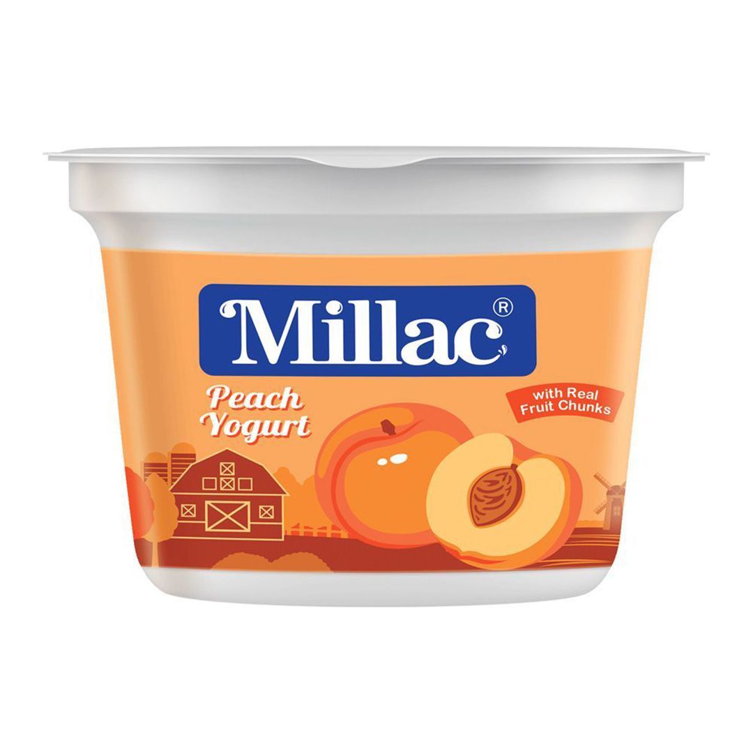 Millac Peach Yogurt Cup 100g