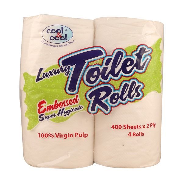 Cool & Cool Toilet Rolls 4 Rolls