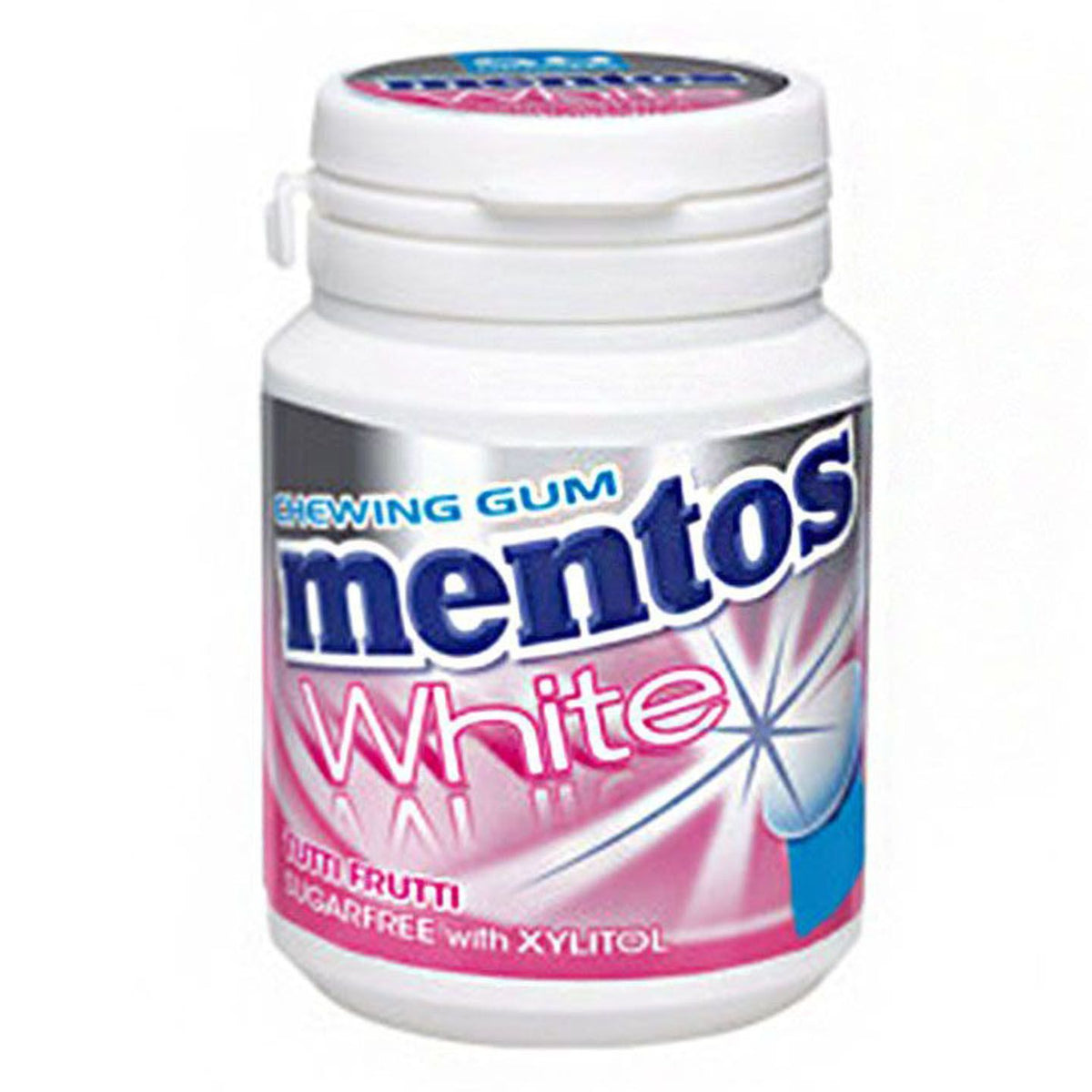 Mentos Gum Tutti Frutti Sugar Free Bottle Imported 38 Pieces