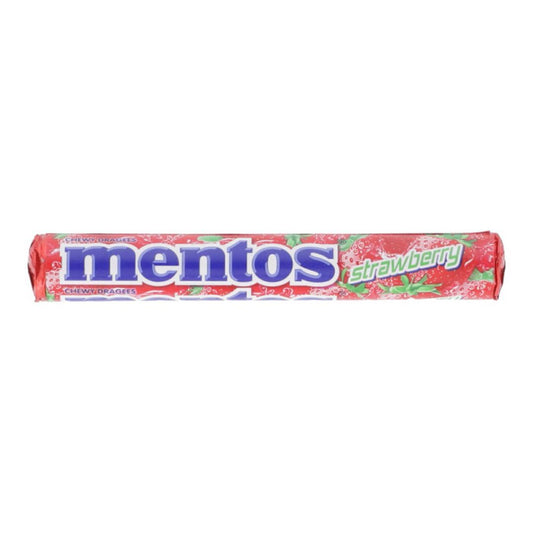 Mentos Chewy Dragees Strawberry 37.5g