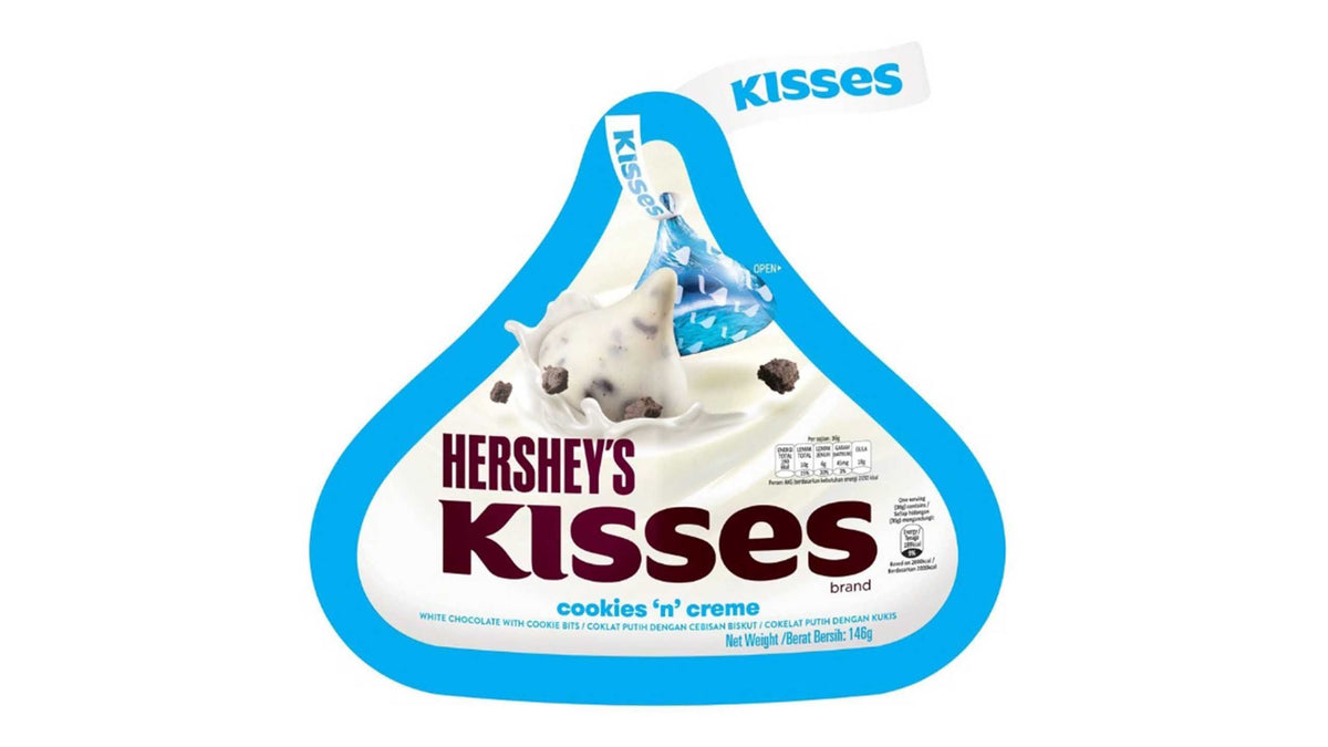 Hershey's Kisses Cookies & Cream Chocolate 146g