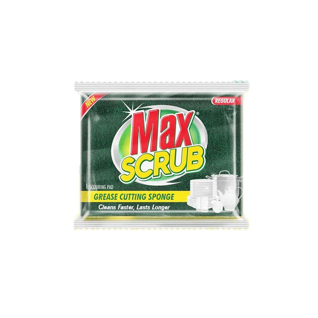 Max Scrub with Sponge Multi 2-in-1 2 Pieces