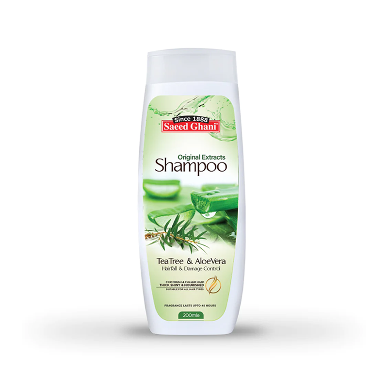 Saeed Ghani Tea Tree & Aloevera Shampoo 200ml