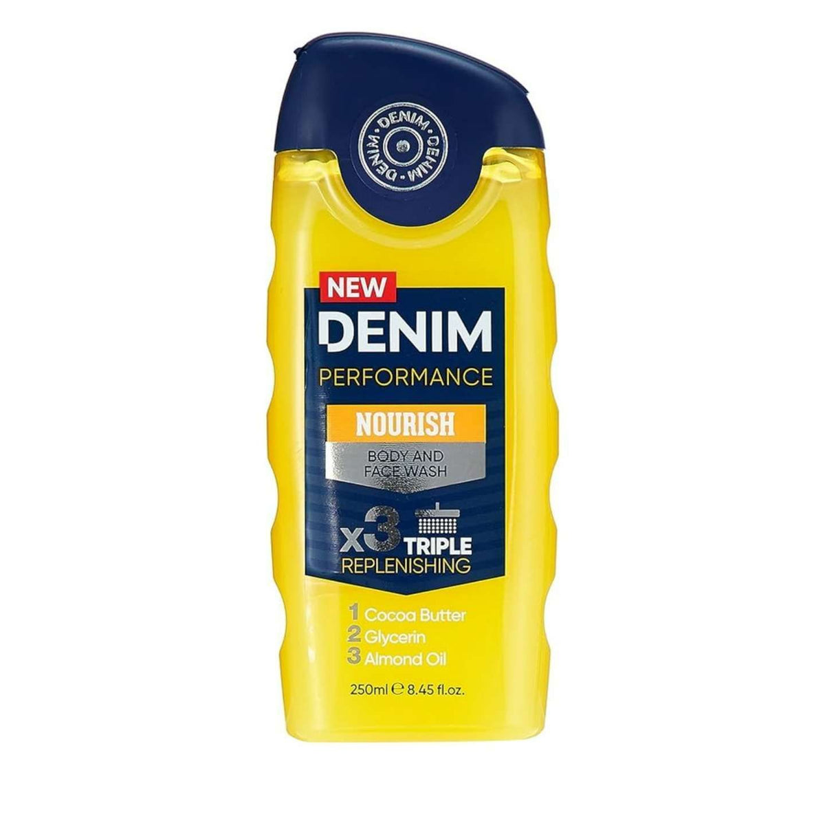 Denim Performance Nourish Body & Face Wash 250ml