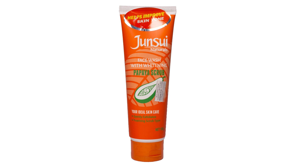 Junsui Face Wash Papaya Scrub 100g