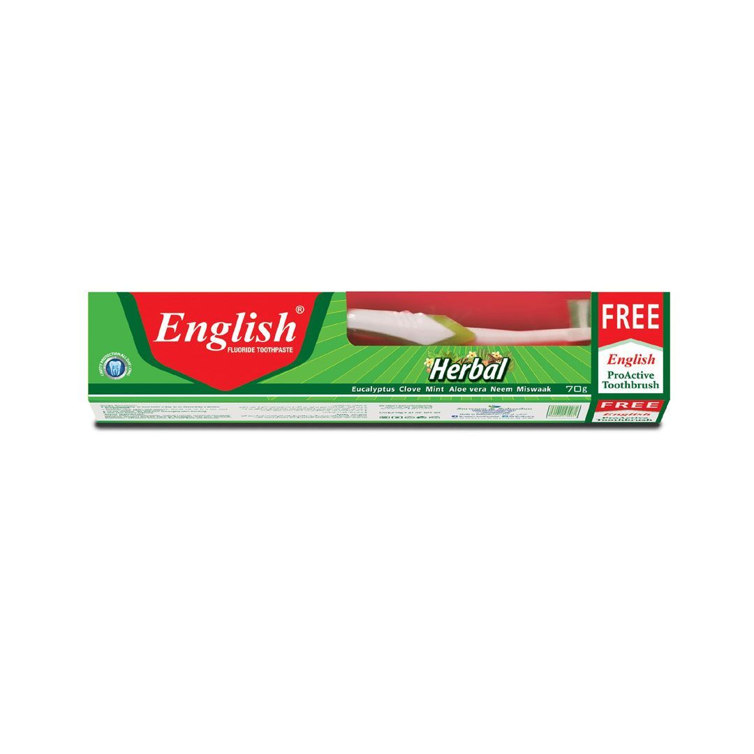 English Herbal Toothpaste Value Pack 135g