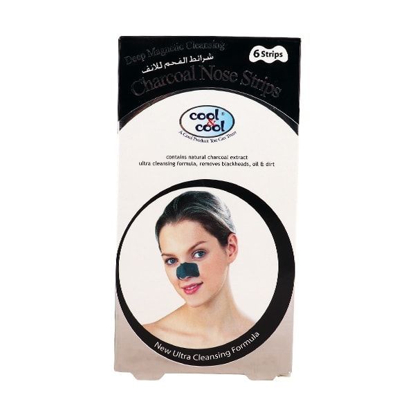 Cool & Cool Nose Strip Charcoal 6 Pieces