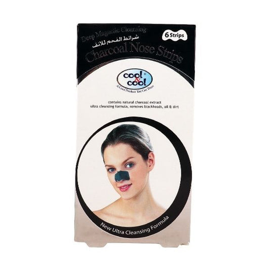 Cool & Cool Nose Strip Charcoal 6 Pieces
