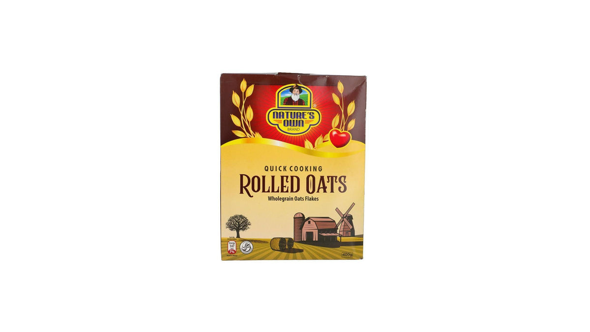 Nature's Own Quick Cooking Rolled Oats Wholegrain Oats Flakes 400g