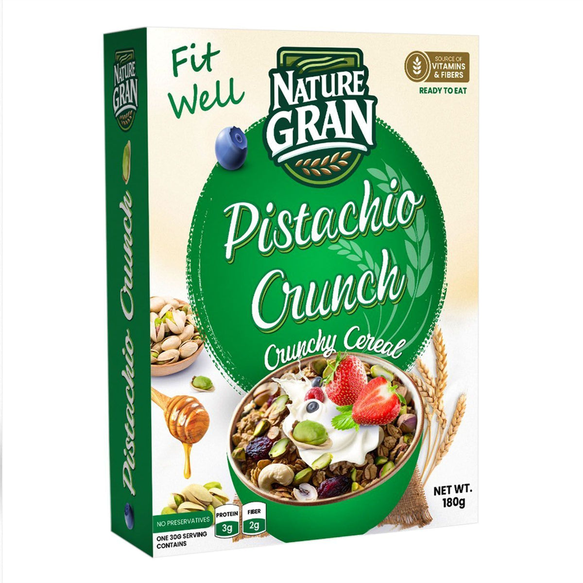 Nature Gran Pistachio Crunch 180g