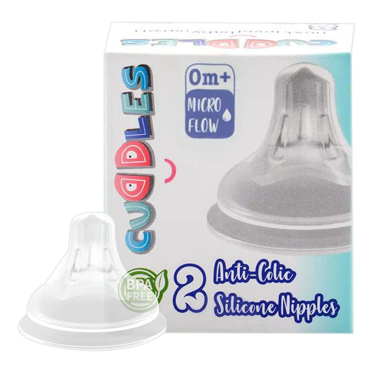Cuddles Nipple 0m+ Micro Flow Pack 2 Pieces