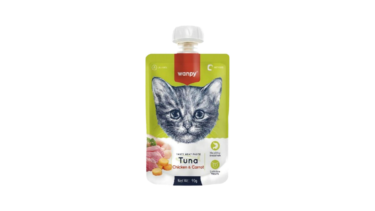 Wanpy Tuna Chicken & Carrot 90g
