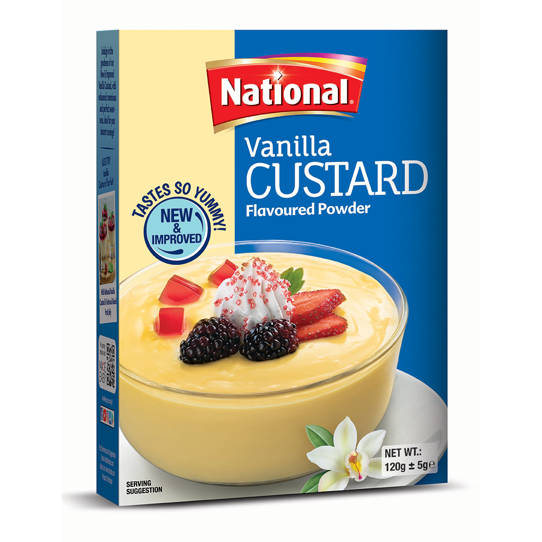 National Vanilla Custard Powder 120g