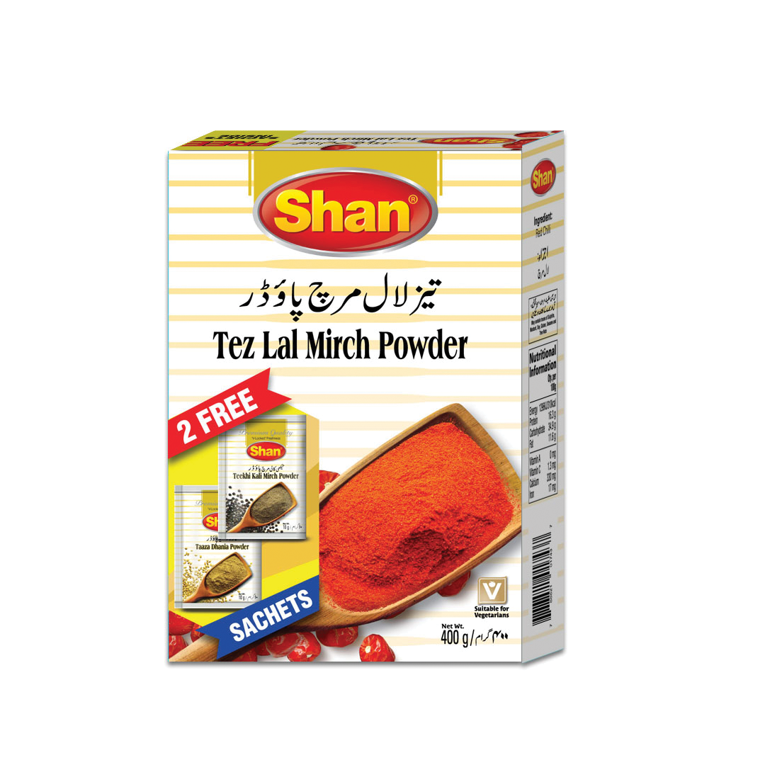Shan Spices Tez Lal Mirch Powder 400g