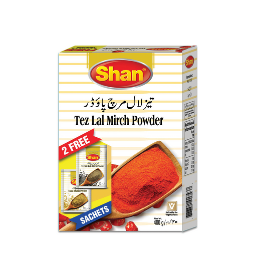 Shan Spices Tez Lal Mirch Powder 400g