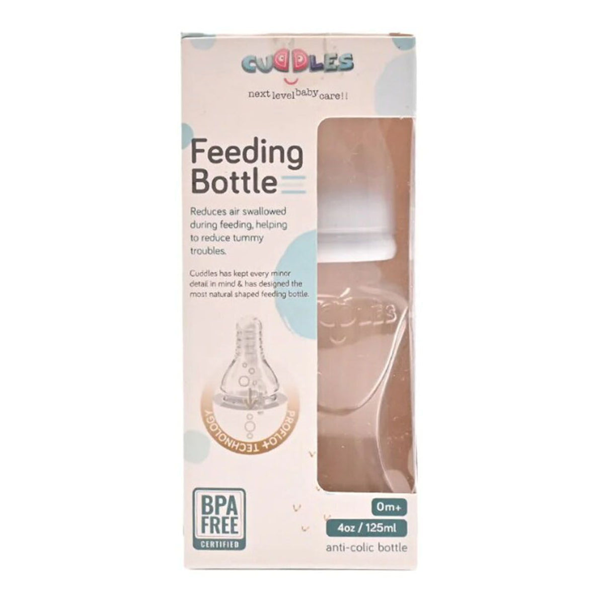 Cuddles Baby Feeding Bottle (125ml) 1 Unit