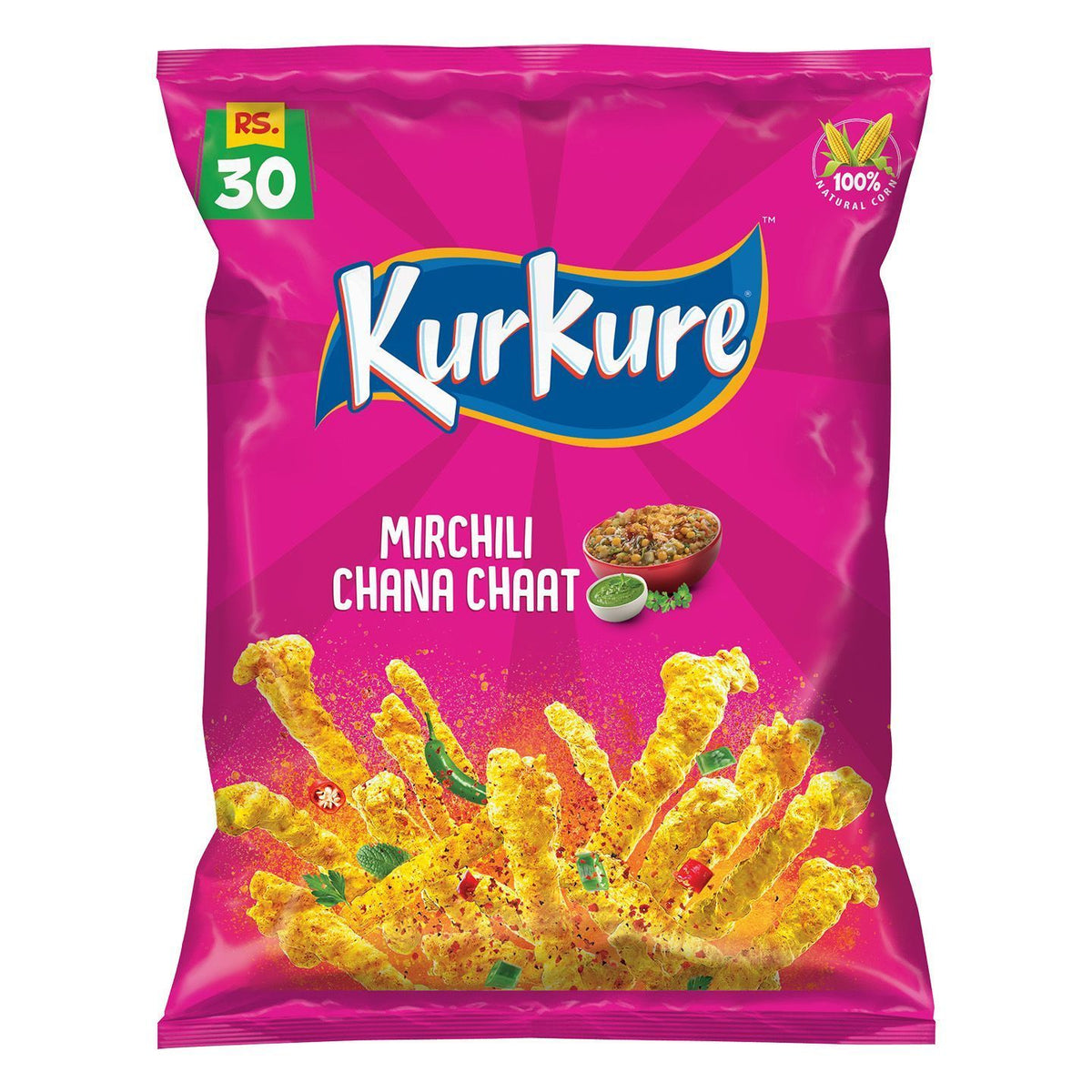 Kurkure Mirchili Chana Chaat (Rs 30) 1 Unit