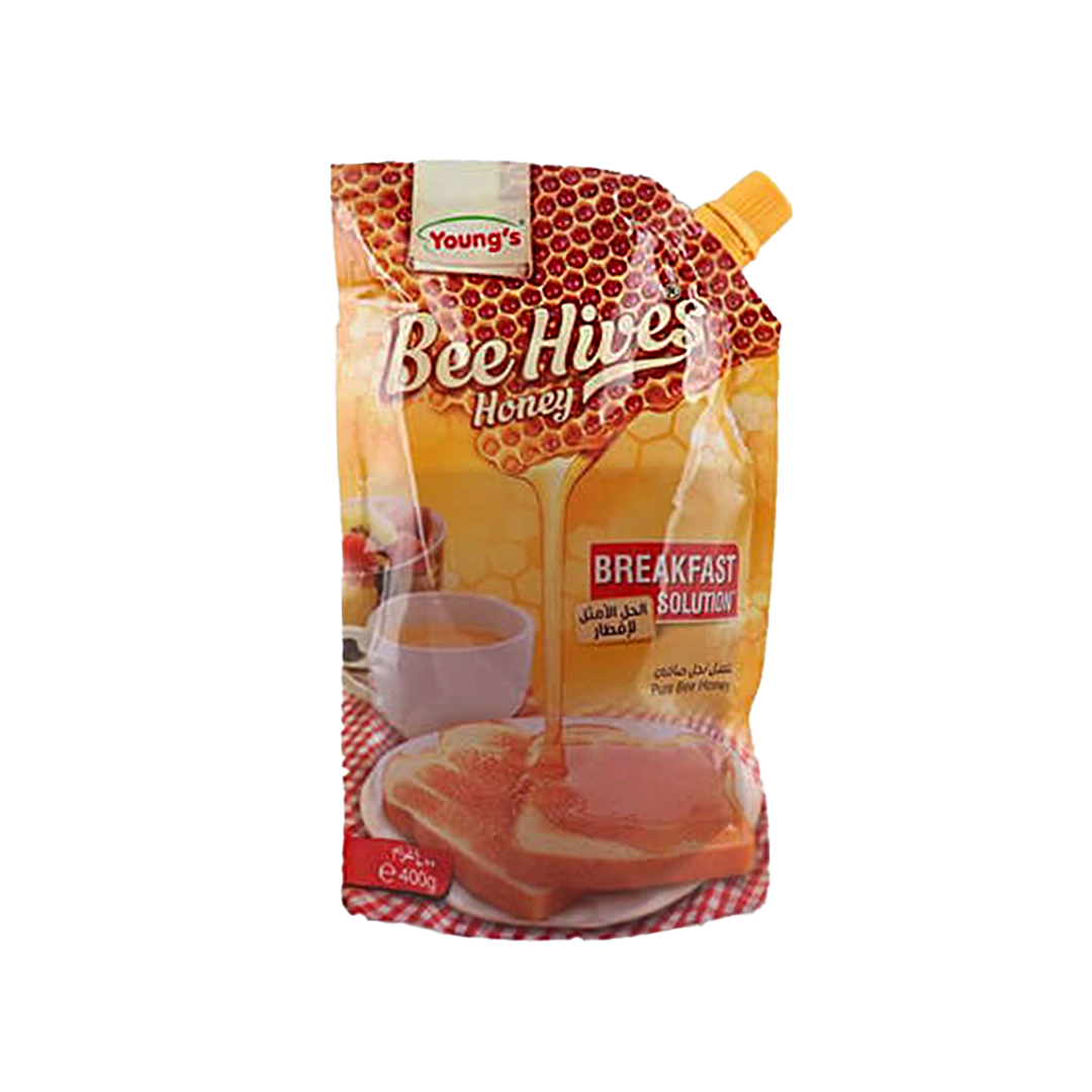 Young's Bee Hives Honey Pouch 400g