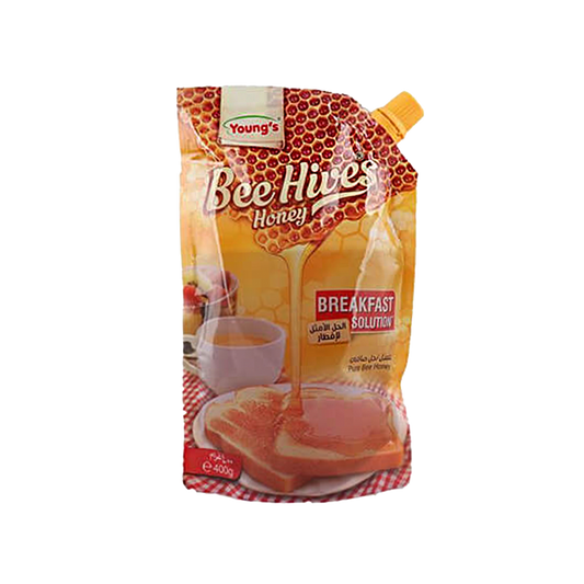Young's Bee Hives Honey Pouch 400g