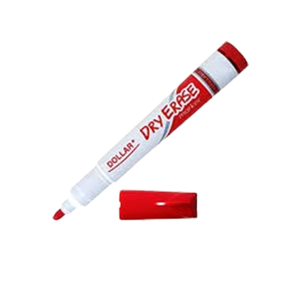 Dollar Dry Erase Board Marker Red 1 Unit