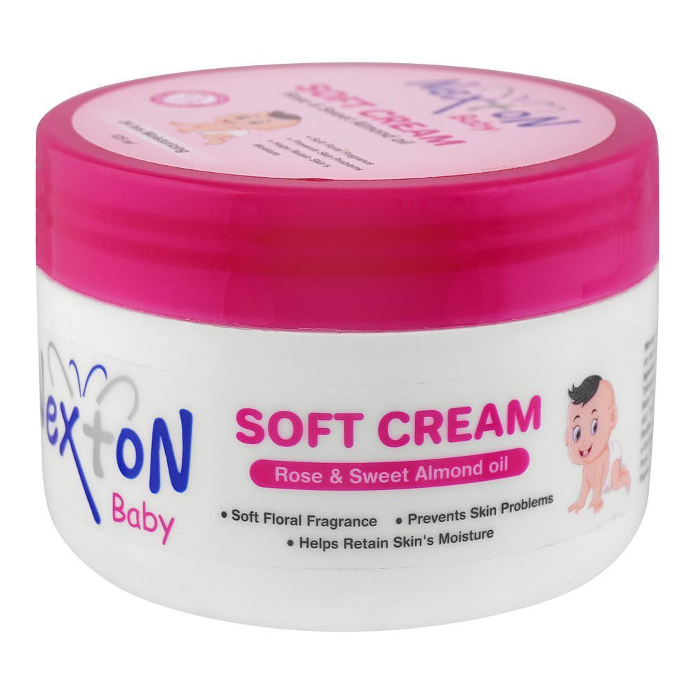 Nexton Baby Rose & Sweet Almond Oil Soft Cream 125ml