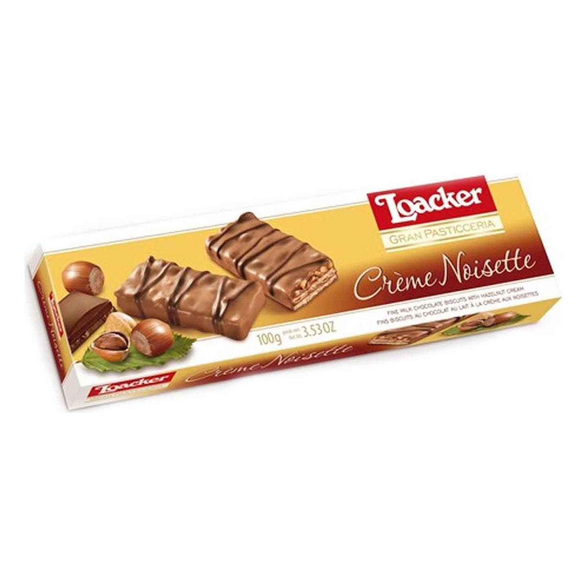Loacker Gran Pasticceria Creme Noisette Wafers 100g