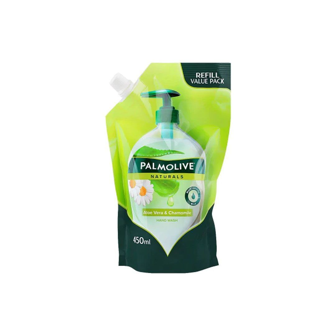 Palmolive Naturals Aloe Vera & Chamomile Liquid Hand Wash Pouch Refill 450ml
