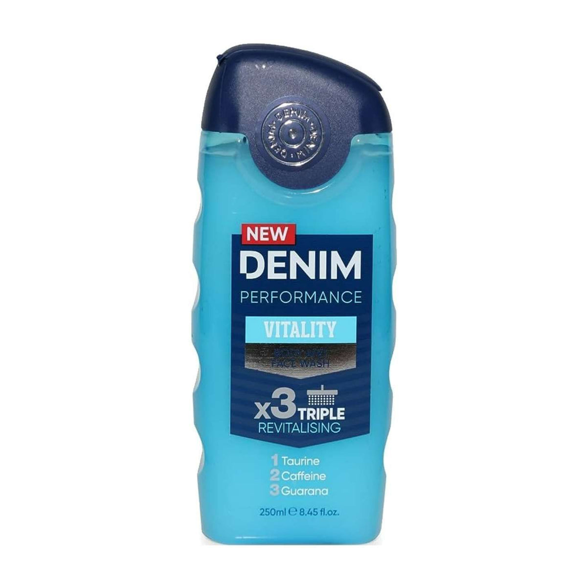 Denim Performance Vitality Body & Face Wash 250ml