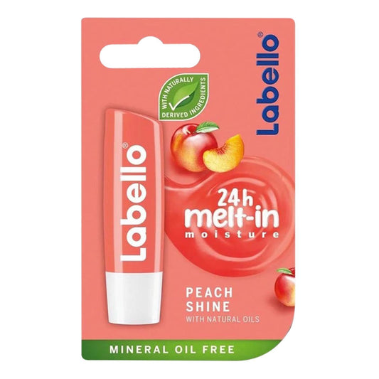 Labello Peach Shine Lip Balm 4.8g