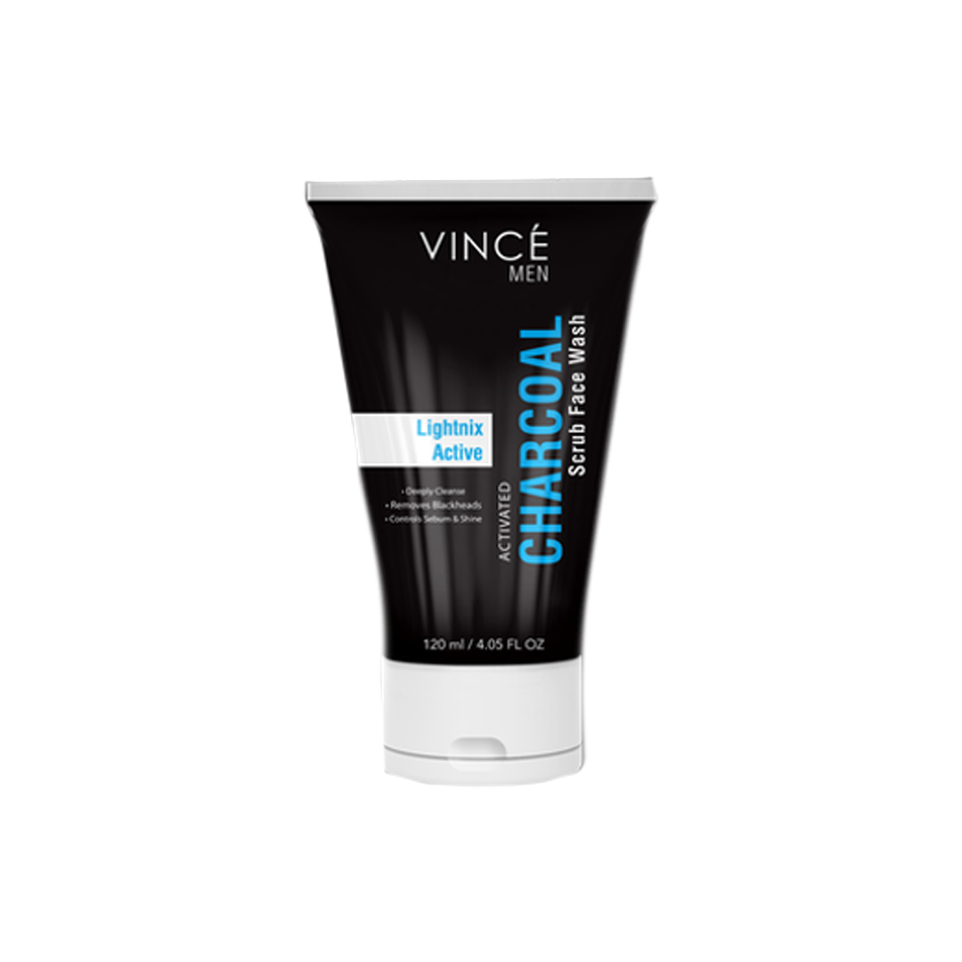 Vince Charcoal Face Wash Men 120ml