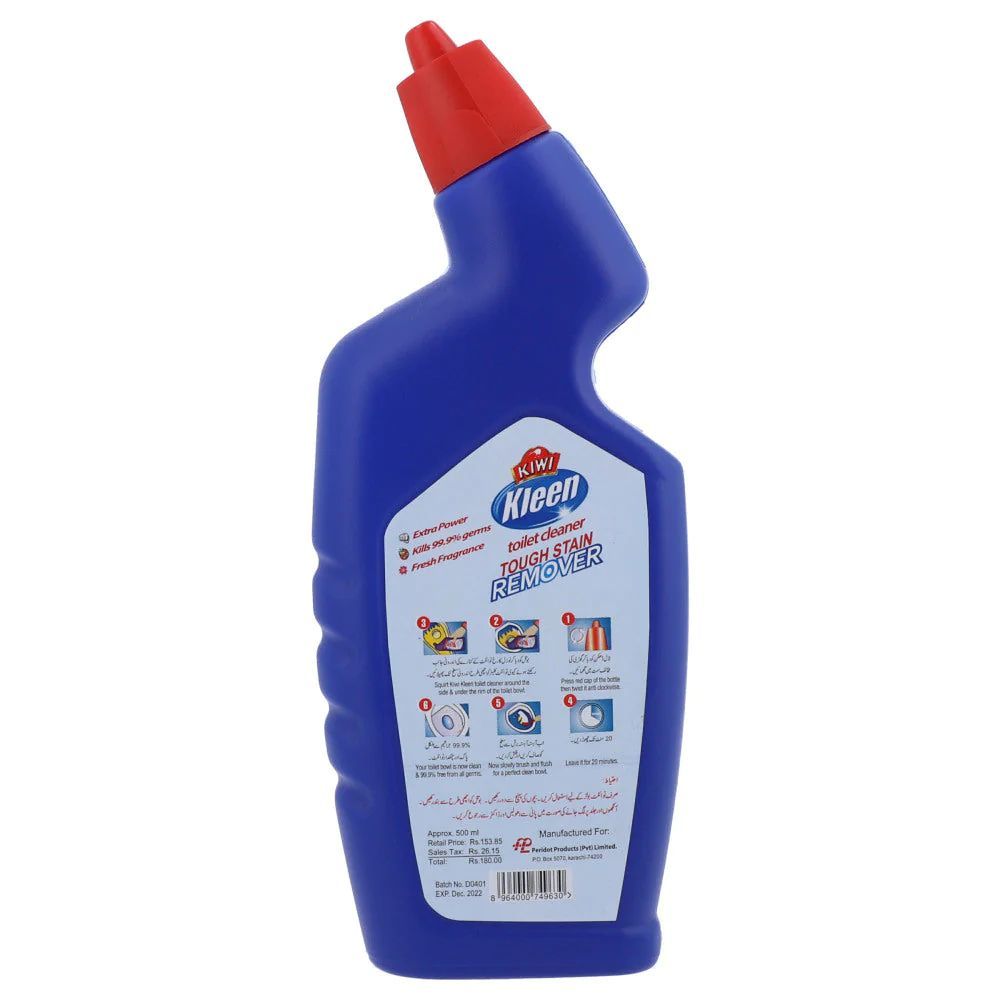 Kiwi Kleen Toilet Cleaner Tough Stain Remover 500ml