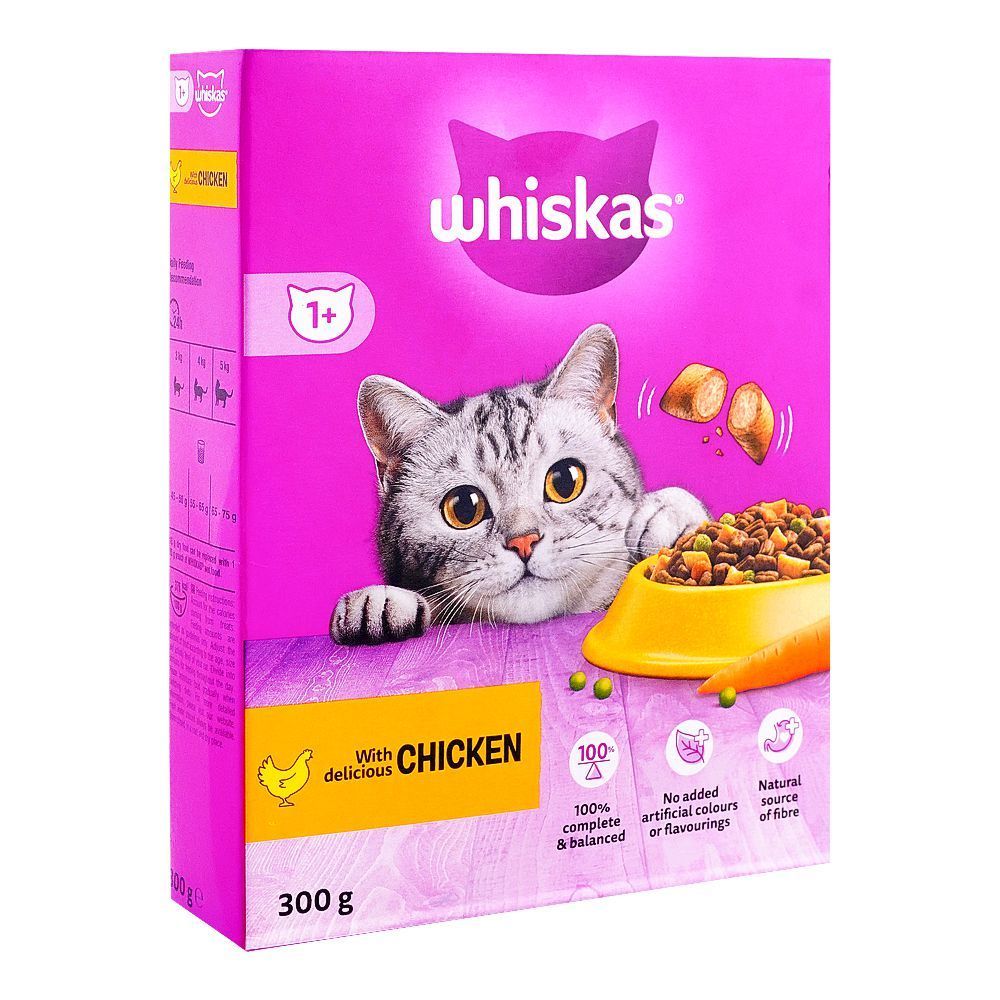 Whiskas 1+ Year Chicken Cat Food 300g